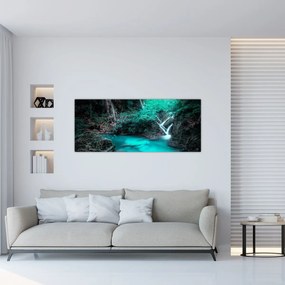 Tablou - Oază turcoaz (120x50 cm)