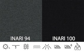 Colțar Akiko (gri + negru) (S). 1031647