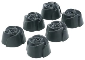 Forme de copt 6 buc. pentru brioșe din silicon ø 7 cm Rose – Blomsterbergs