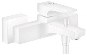 Baterie cada - dus Hansgrohe Metropol alb mat 18 cm