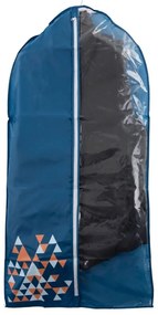 Husa depozitare haine cu fermoar 60 x 135cm, albastru
