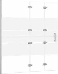 vidaXL Cabină de duș pliabilă, alb, 120x140 cm, ESG