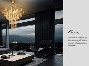 Lustra moderna cristal Bohemia design LUX GRAPES