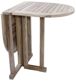 Masă pliabilă de grădină din lemn de tec Garden Pleasure Solo, 120 x 60 cm