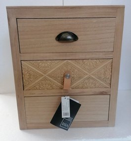 Noptiera din lemn design vintage Lisette SX-151161