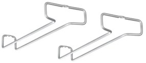 Set 2 suporturi pentru agățat pahare Metaltex