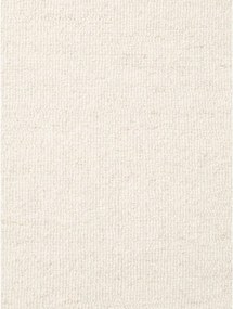 Covor crem țesut manual rotund din lână ø 200 cm Puristic Knots – Elle Decoration