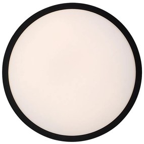 Plafoniera pentru baie, Protectie IP44 Alenzo D-25,5cm negru,alb