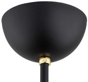 Lustră pe tijă AVILA PLUS 3xE27/15W/230V neagră/aurie/albă Argon 6144