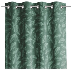 Draperie verde din catifea 140x250 cm Calm – Restilo