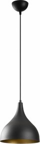 Lustra SAGLAM 3760, negru, metal, 26x40-126 cm