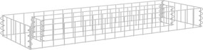 vidaXL Strat înălțat gabion, 90 x 30 x 10 cm, oțel galvanizat