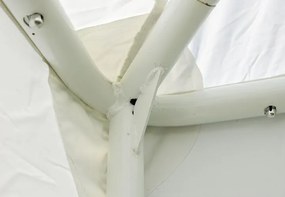 Cort de grădină - alb, 4 x 4 m