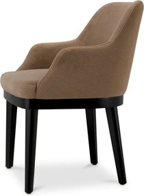 Scaun design LUX cu raft lateral Costa, Sabino brown