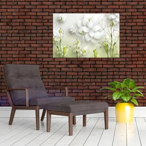 Tablou cu flori (90x60 cm)