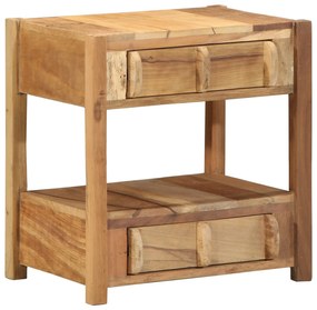 vidaXL Masă laterală, 43x32x46 cm, lemn masiv reciclat