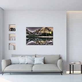 Tablou cu lac montan (90x60 cm)