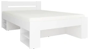 Pat matrimonial 140 cm Nepo Plus 13 (alb) . Promo -35%. 1098325
