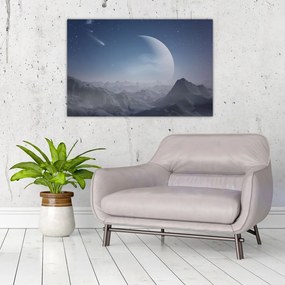 Tablou - Cer deasupra stâncilor (90x60 cm)