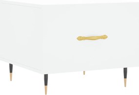 vidaXL Măsuță de cafea, alb, 50x50x40 cm, lemn compozit