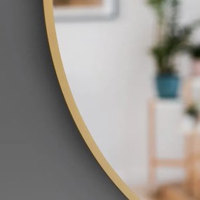 Baltica Design - Oglindă LED BRIGHT cu iluminare LED integrată 15W/230V 4500K Ø 90 cm IP65 aurie