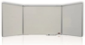 Tabla magnetica pliabila 120/240 x 90 cm, alba
