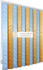 Jaluzele verticale BEATA 9605/9616 maro/albastru deschis