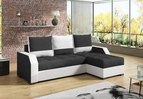Supermobel Coltar ARIS, 250x90x150, sawana14/soft017white, dreapta