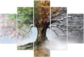 Tablou - Arborele celor patru anotimpuri (150x105 cm)