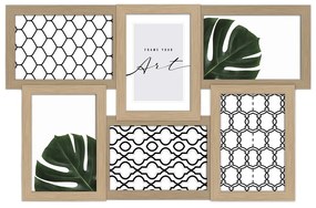 Ramă foto în culoare naturală de agățat 44x27 cm Beech – knor