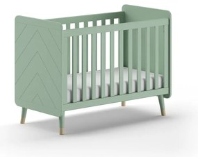 Pătuț în culoarea petrolului din lemn masiv de pin 60x120 cm BILLY – Vipack