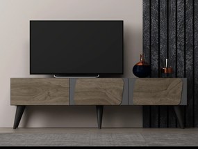 Masă TV/Dulap Sepiva (antracit + Nuc) . 1095261