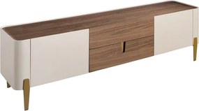 Comoda TV deosebita design LUX Walnut-Bej
