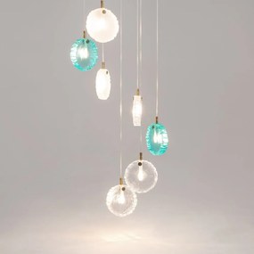 Lustra suspendata design decorativ modern Frozen 7L