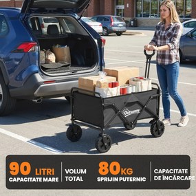 Outsunny cărucior multifuncțional | Aosom Romania