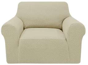 Husa elastica pentru fotoliu CORDA Culoare: Crem