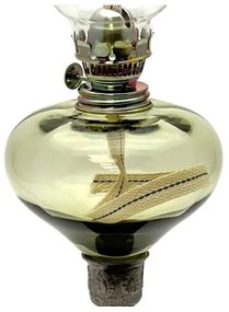 Lampă cu petrol KRASOMÍRA 42 cm verde pădure