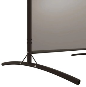 Paravan de camera cu 5 panouri, antracit, 433x180 cm, textil