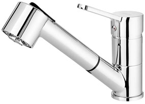 Baterie de chiuvetă cu cap de duș detașabil Deante BDN_071M NARCYZ crom lucios