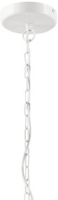 Lustră pe lanț GINA 5xE27/60W/230V albă