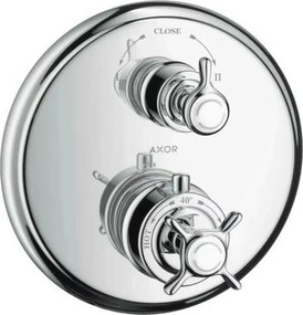 Baterie dus termostatata incastrata Hansgrohe Axor Montreux cu divertor