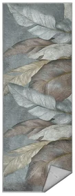 Covor tip traversă verde/gri lavabil 80x200 cm Dusty Leaves – Mila Home