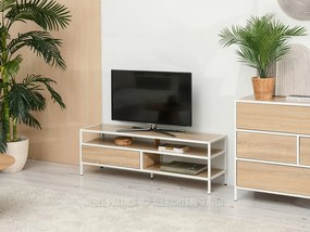 Masă TV Soren Rtv (sonoma + alb). 1111730