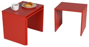 Masă pliabilă SHP Red, 3 buc