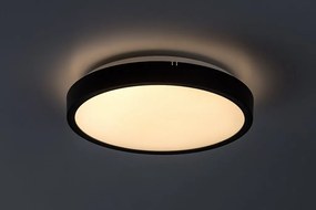 Plafoniera pentru baie, Protectie IP44 Alenzo D-25,5cm negru,alb