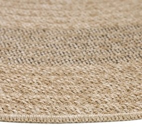 Covor de exterior negru/bej rotund ø 80 cm Comilla – Ayyildiz Carpets