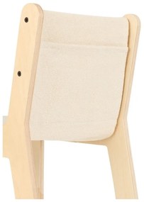 Scaun de copii bej/în culoare naturală Vintage Blue – Lorena Canals