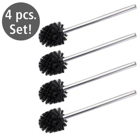 WENKO 24089800 - Perie WC 8x35 cm, inox/argintiu/negru