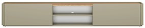 Dulap TV Elivo 220 cm - eukaliptus / stejar baltic dune