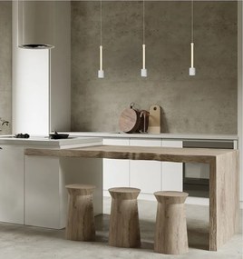 Lustra suspendata LED design minimalist FUGAZ alb MA-8946